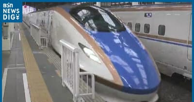 東北新幹線は運転再開　北陸・上越新幹線は一部区間で引き続き運転見合わせ　ＪＲ東日本