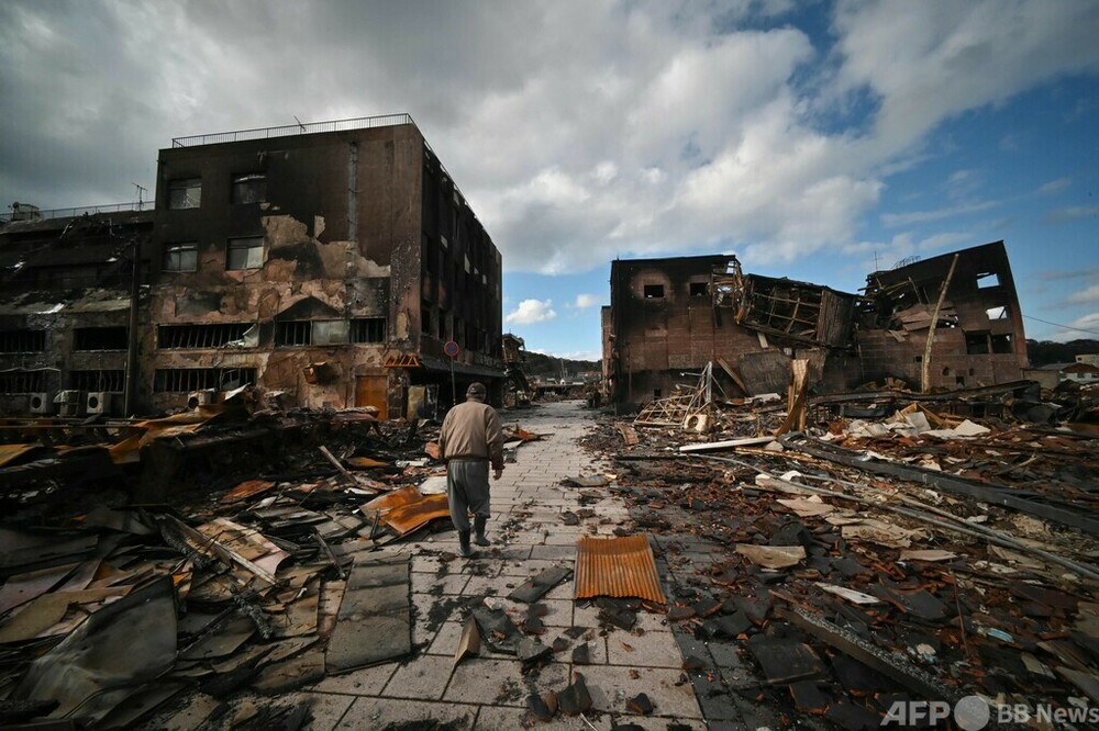 【写真特集】能登半島地震、AFPカメラマンが捉えた被災地