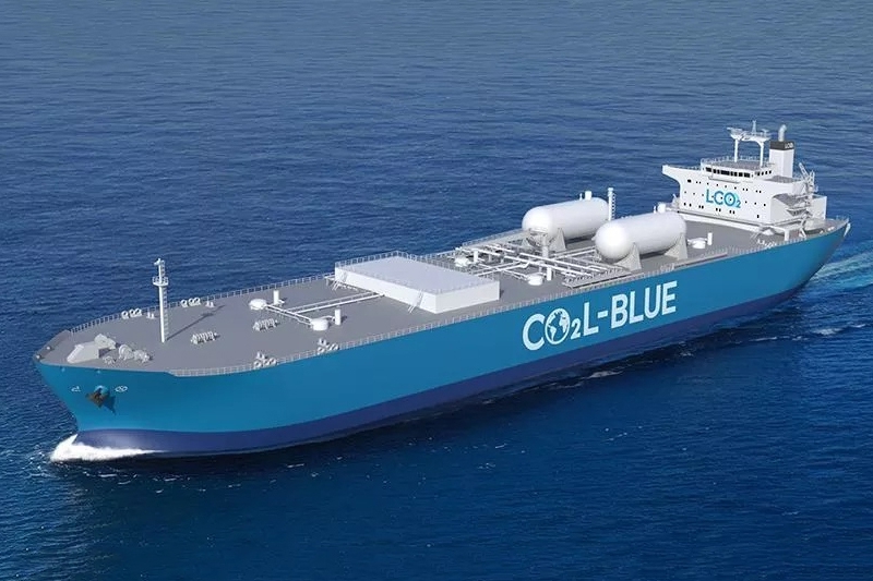 大型液化CO2輸送船、三菱造船・日本シップヤードが商社2社と共同開発へ