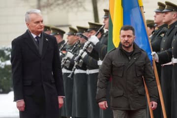 ウクライナに停戦圧力なし　反攻継続とゼレンスキー氏