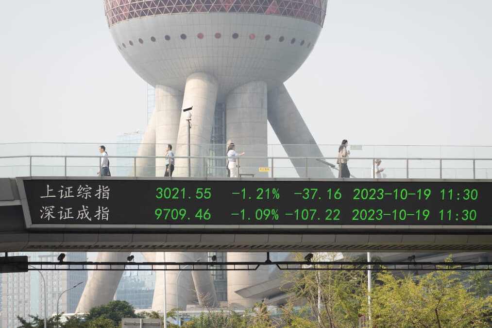 中国株の暴落が止まらない　外国人投資家はほぼ撤退