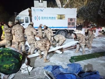 中国新疆でM7.1の地震　住宅倒壊、3人負傷と報道