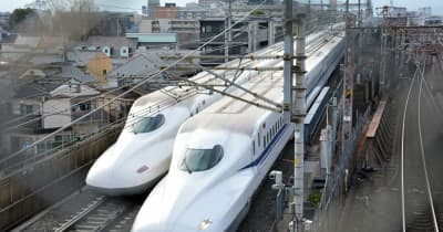 東海道新幹線に最大60分遅れ　名古屋～新大阪間で徐行運転　みずほ、さくらはほぼ時刻通り
