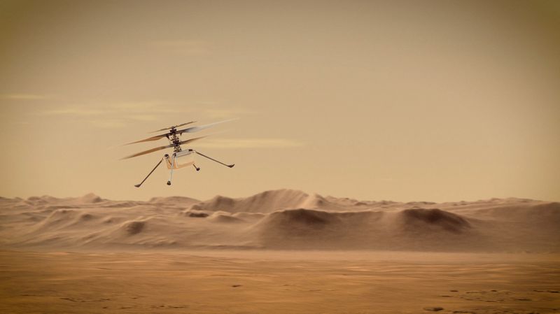 米火星ヘリ、翼損傷でミッション終了　飛行距離は想定の14倍