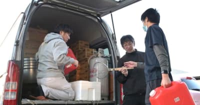 被災地にあんこう鍋　北茨城市が職員派遣　3カ所で炊き出しへ　能登地震