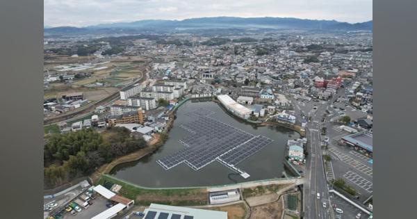 太陽グリーンエナジー、大阪府泉佐野市に16カ所目となる水上太陽光発電所を開所　年間約8,972世帯分の電力を発電