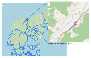 能登の地割れ道路地図を公開　東京海上、HPで