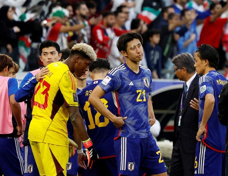 サッカー＝日本はアジア杯準々決勝敗退、イランに逆転負け