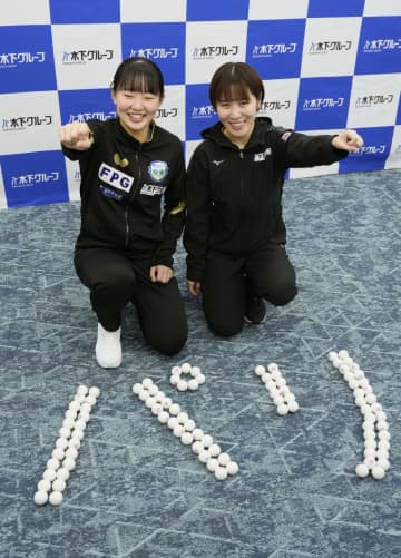 卓球団体に15歳張本美和と篠塚　パリ五輪代表予定選手