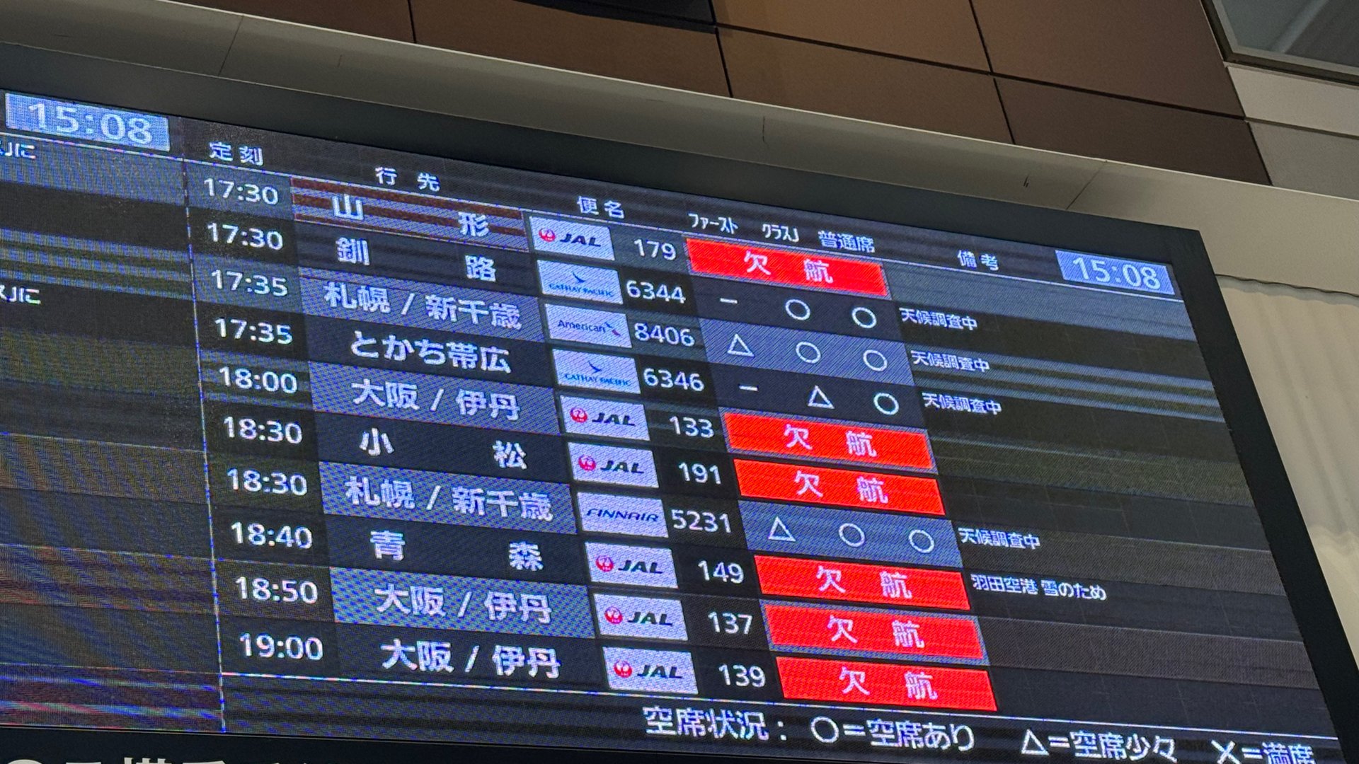 東京都心で大雪おそれ　高速道路は首都高や東名、中央道などで「予防的通行止め」　空の便は羽田空港発着の89便が欠航