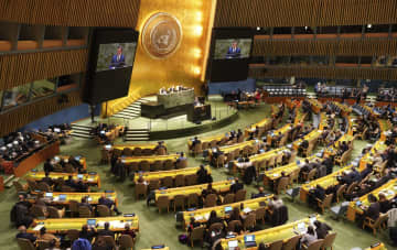 国連総会、侵攻2年で会合　外相出席へ、安保理も調整