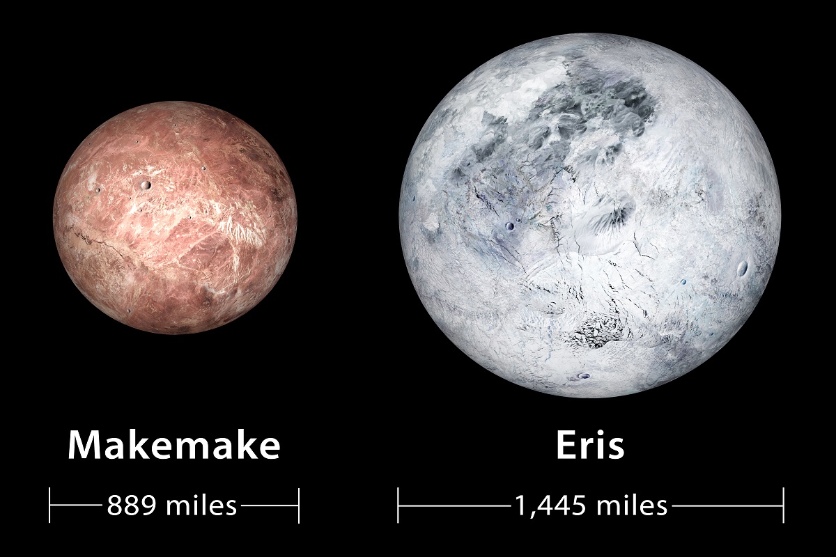 冥王星を降格させた準惑星「エリス」に高温の中心核　ウェッブ望遠鏡で発見