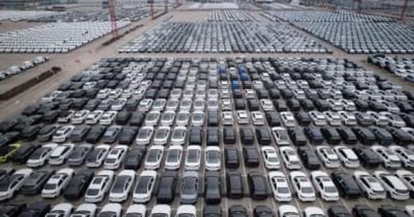 中国の自動車輸出台数、1月は47.4％増
