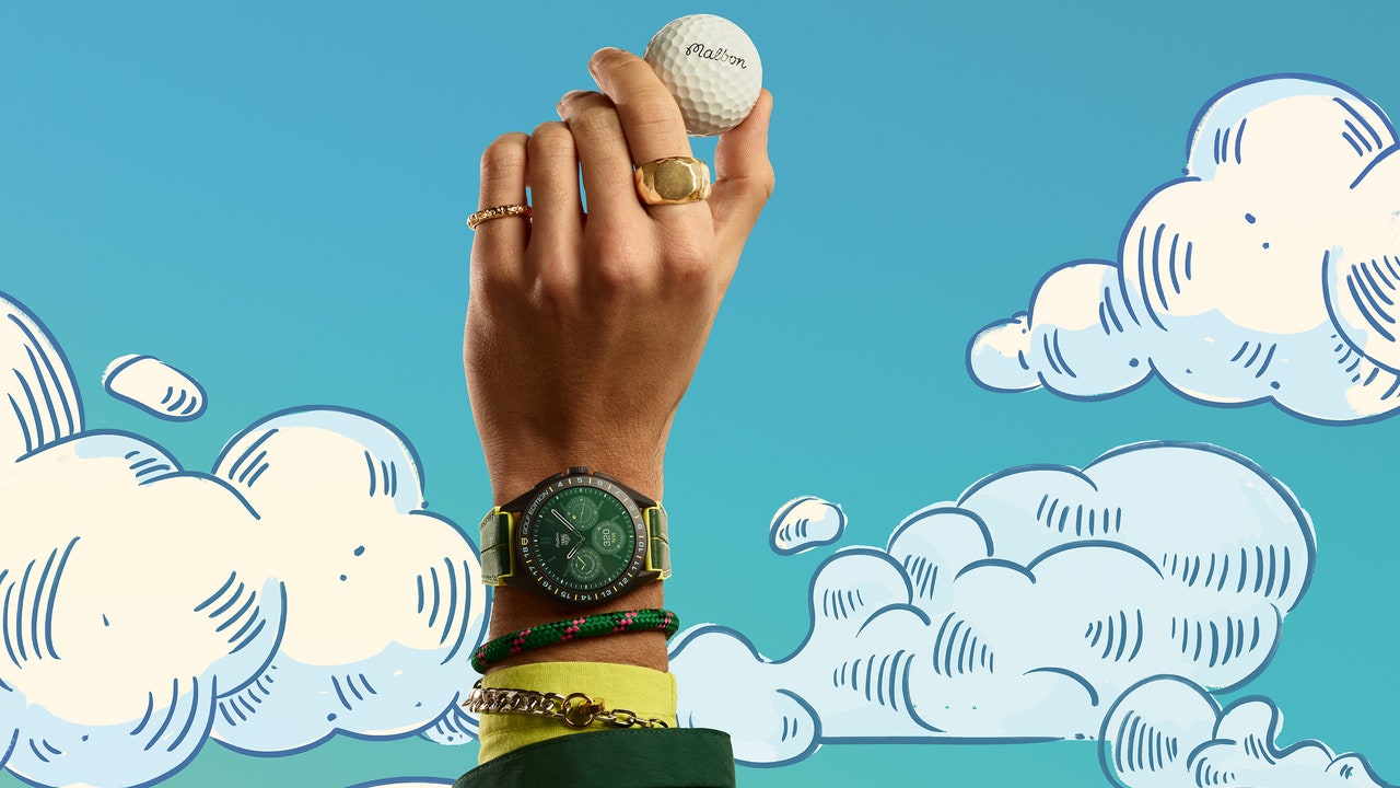 こんなゴルフ時計が欲しかった！ タグ・ホイヤーがマルボン ゴルフとコラボ！──GQ新着ウォッチ「TAG Heuer Connected Calibre E4 x Malbon Golf Edition」