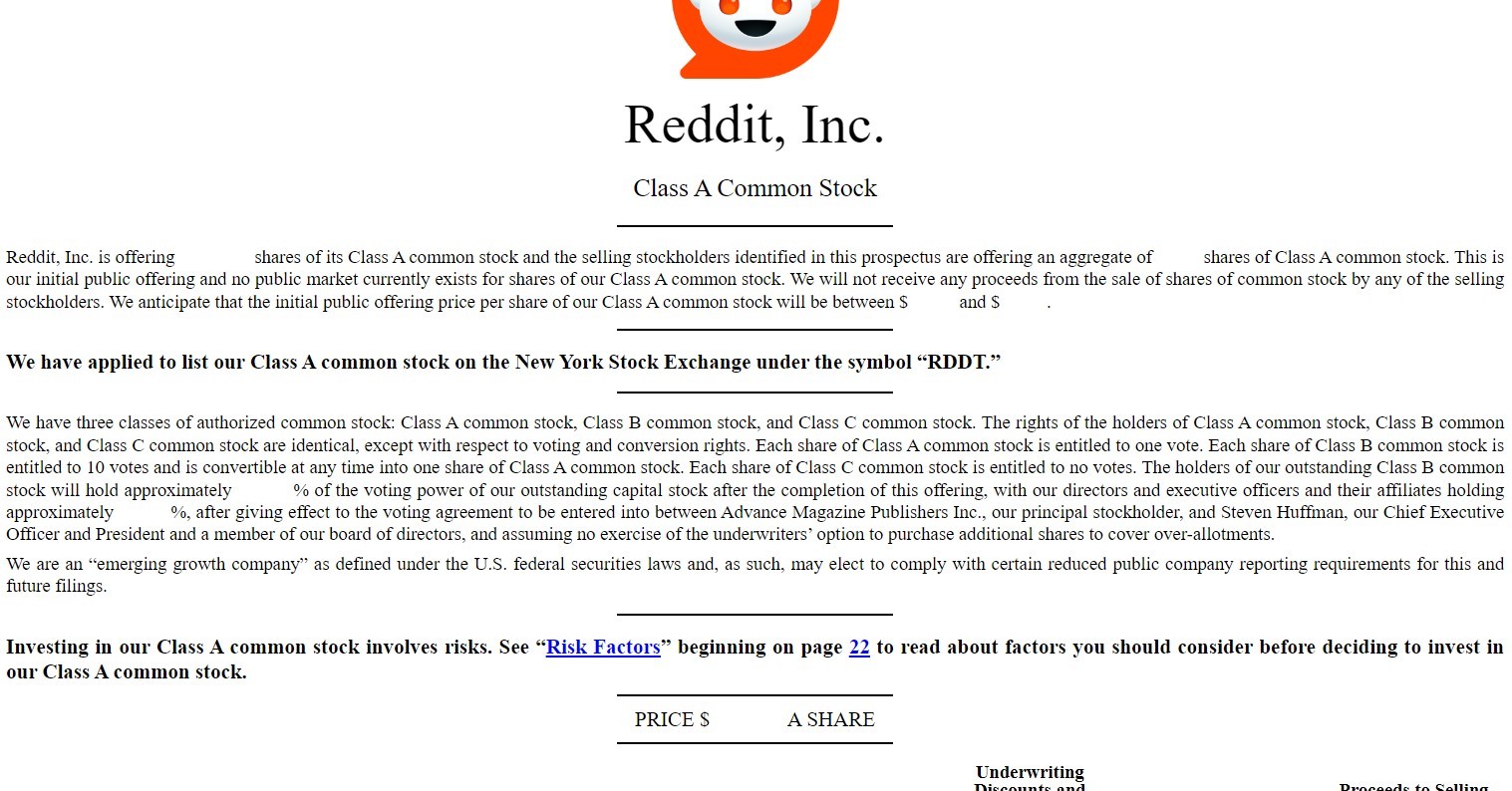 Reddit、NYSEにIPO申請　ティッカーは「RDDT」
