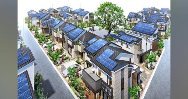 太陽光×蓄電池×高効率給湯器で災害時でも停電しない暮らしを実現　2025 年度までにプラウドシーズンで全住戸蓄電池付戸建を東京都で5 割採用