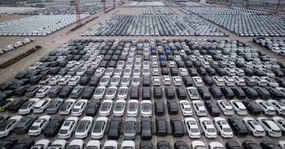 中国の自動車輸出台数、2月は14.7％増