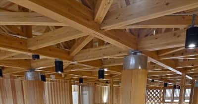 栃木県林業大学校が完成　100%県産「木造建築のシンボル」が誕生　4月開校、林業人材の育成拠点へ