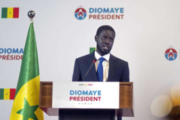 セネガル政権交代へ　大統領選で野党候補勝利