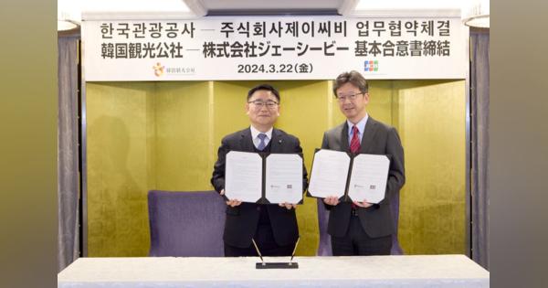 JCB、韓国観光公社と韓国への渡航者誘致に向けた取り組みに関する基本合意書を締結
