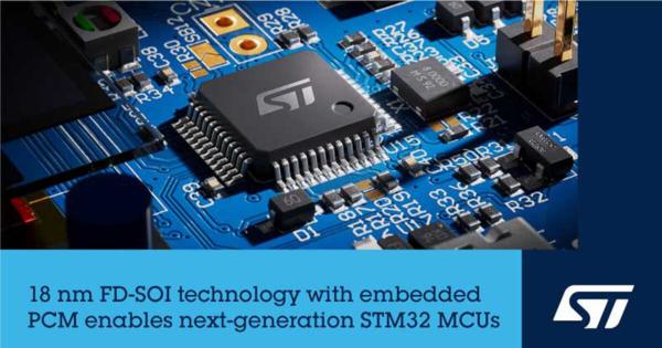ST、 18nm FD-SOIとePCMによる次世代マイコン向けプロセス技術を発表