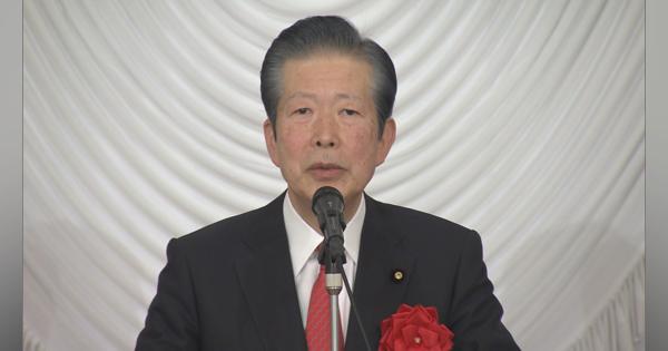 解散総選挙「来年の参院選とは少し離して」公明・山口代表