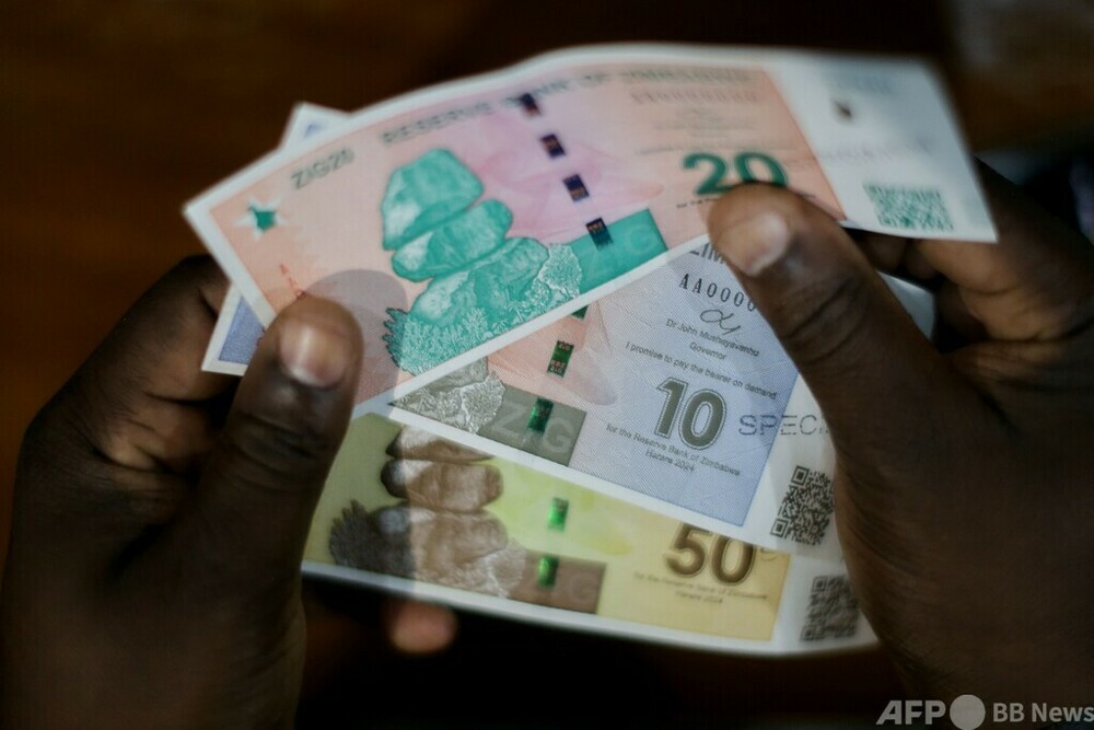 新通貨ジンバブエ・ゴールド、波乱のスタート 旧通貨は無価値に