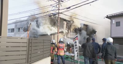 「一軒家が燃えている」石川・野々市市で住宅が燃える火事