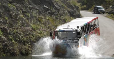 水陸両用バスで行く！人気のダムツアー　19日から運行、日光湯西川と川治の2コース