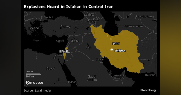 イラン中部イスファハンの空軍基地近くで爆発音－ファルス通信