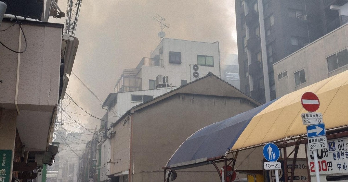 「嫌なイメージつかないか心配」　北九州・小倉北区の大規模火災