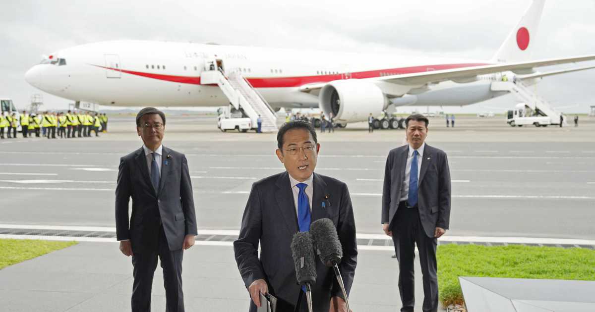 岸田文雄首相、空路５４時間の強行軍で経済協力の強化図る　対中意識、南米と仏へ出発