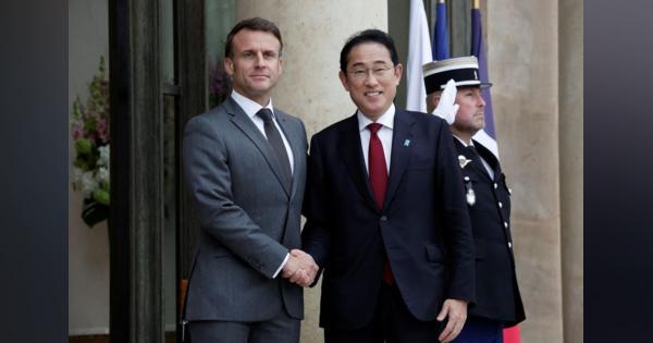 日仏、円滑化協定締結に向けた協議開始で合意　パリで首脳会談