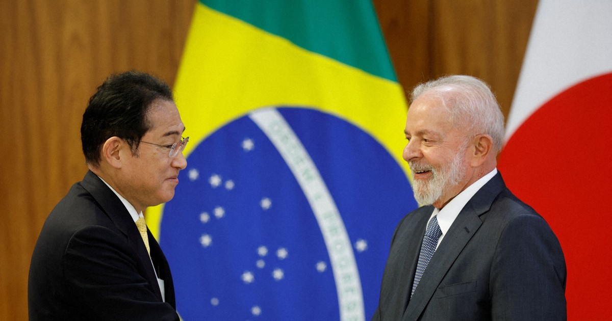 「もっと投資を」　ブラジル大統領が呼びかけ、岸田首相苦笑い