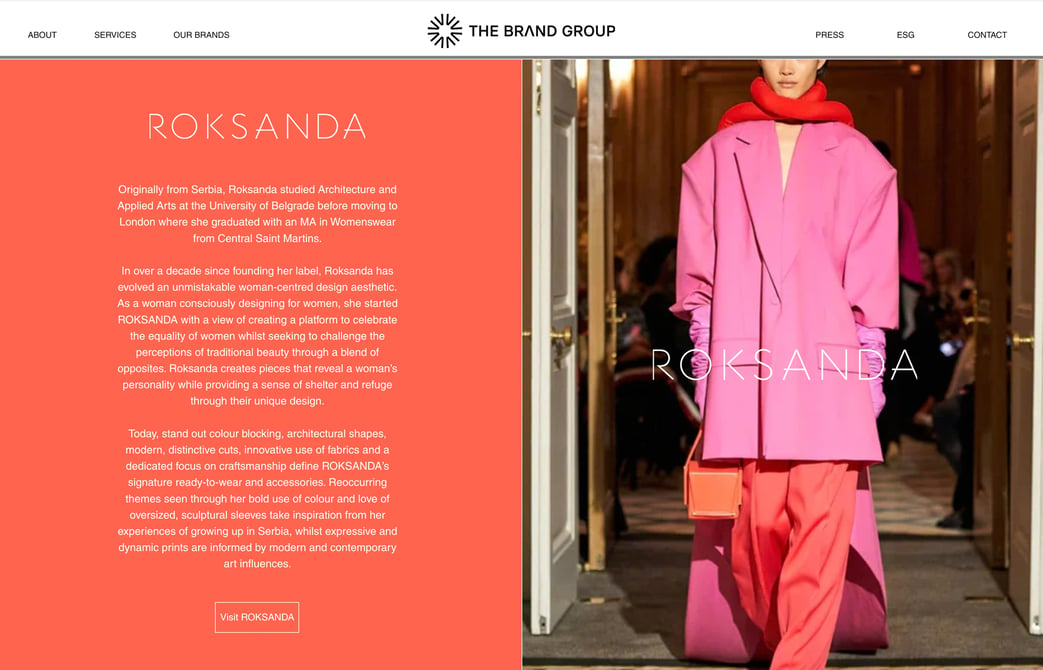 The Brand Groupが「ロクサンダ」を買収、創業者兼クリエイティブディレクターは残留
