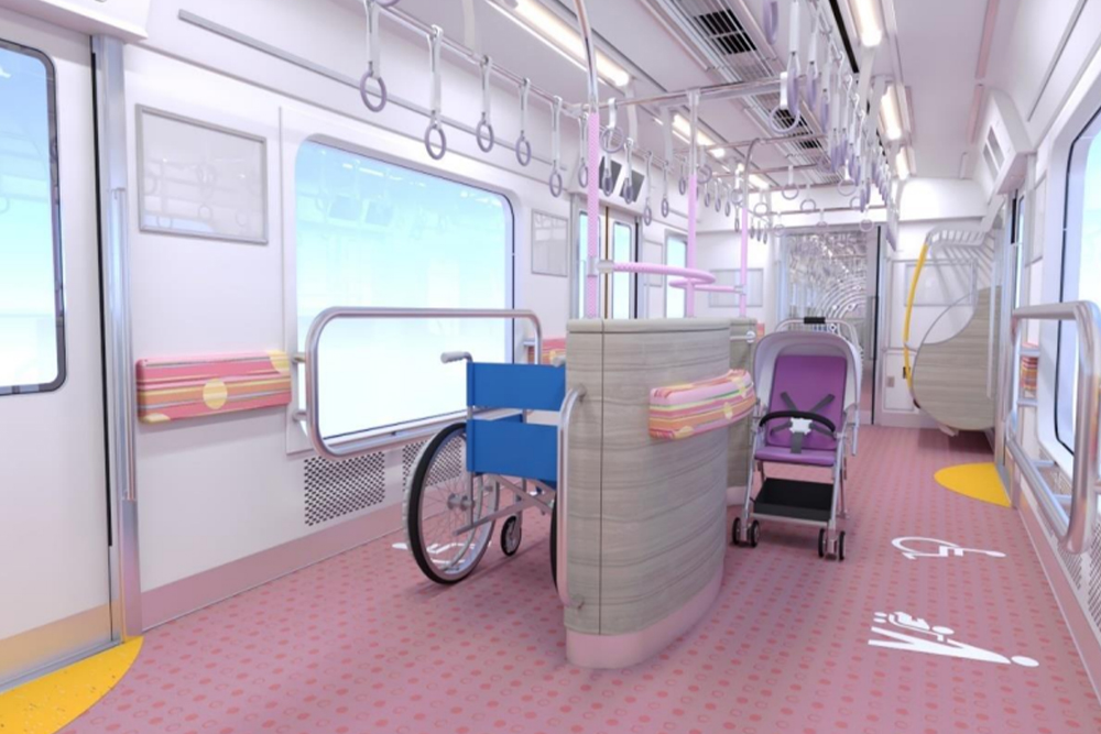 AI分析で誕生した電車　ベビーカーも車椅子も安心の京王電鉄車両