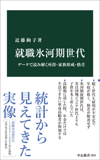 『就職氷河期世代 データで読み解く所得・家族形成・格差』の書影