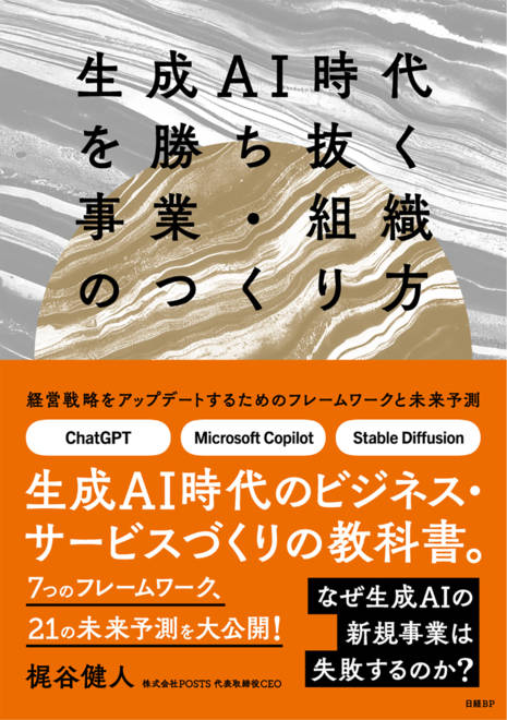『生成AI時代を勝ち抜く事業・組織のつくり方』の書影