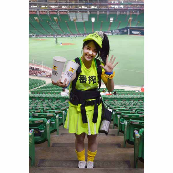 アサヒビール 売り子 ユニフォーム 制服 スタジアム 野球☆上下セット