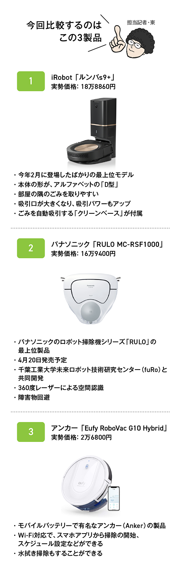 Panasonic RULO ロボット掃除機✨