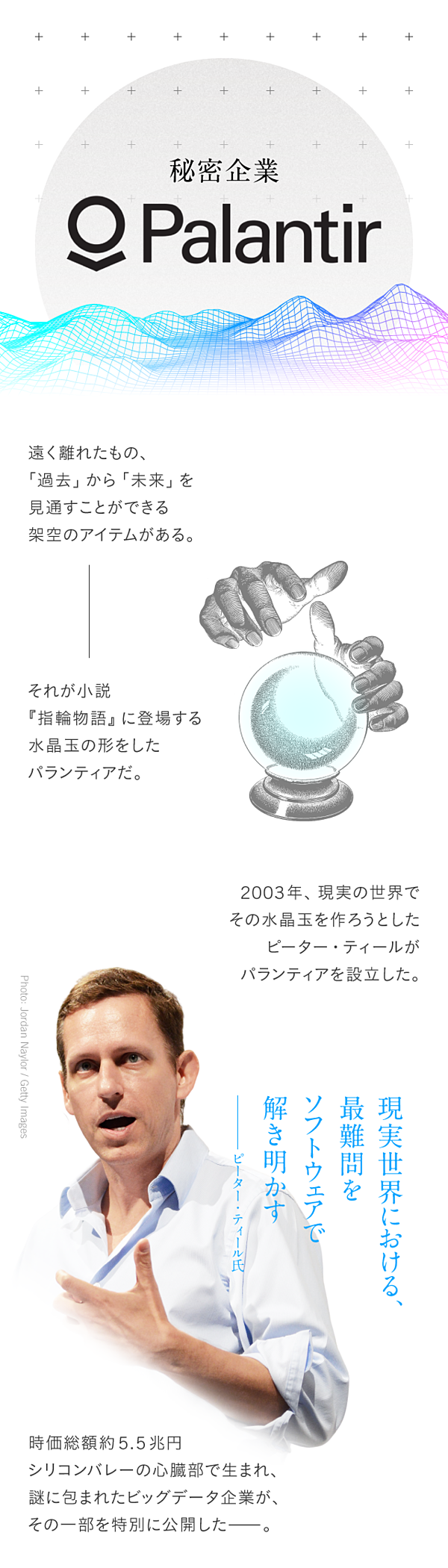 初公開】天才ピーター・ティールが、20年かけたビジネスたち