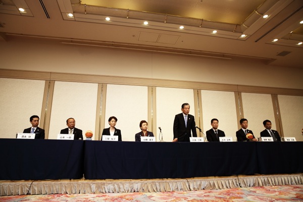 今年5月、日本バスケットボール協会の新理事会のメンバーが決定。川淵三郎氏が同協会の会長に就任した。女性理事が2人選ばれたことも話題に（写真：鳥飼祥恵）