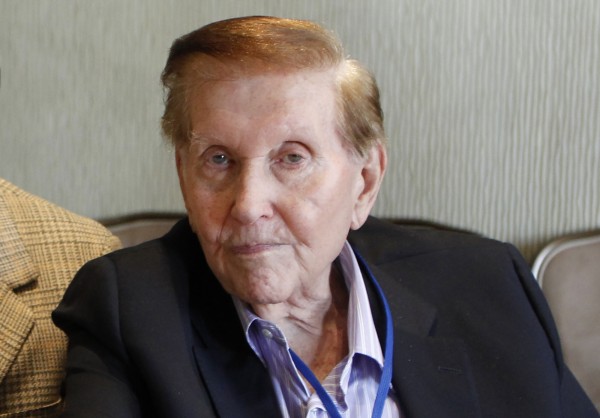 File photo of Sumner Redstone at the Milken Institute Global Conference in Beverly Hills California