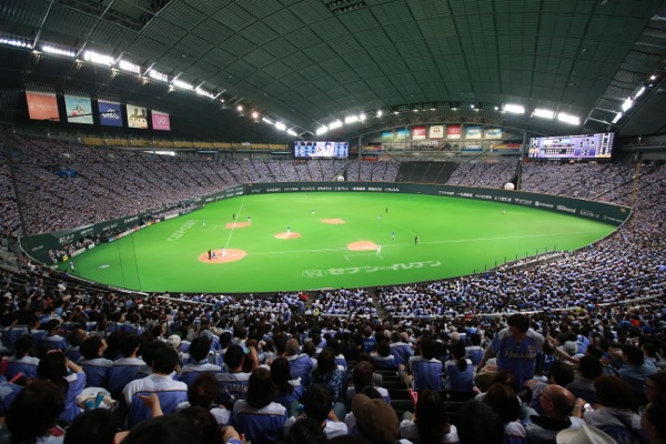 昨年の「WE LOVE HOKKAIDOシリーズ」では札幌ドームがラベンダーカラーに染まった