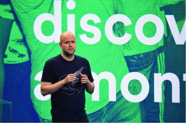 天才プログラマかつ起業家（14歳でウェブ制作会社を興したのを皮切りに、Spotifyまでに4社起業）、23歳までにスウェーデンの生涯賃金を稼ぎ終えていた……など逸話を持つ、ダニエル・エクCEO。