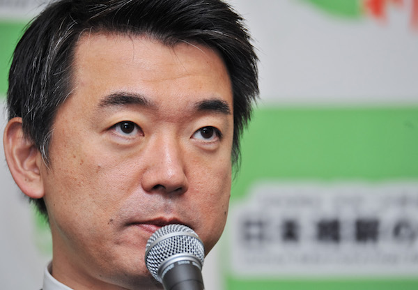Toru Hashimoto, February 1, 2014, Tokyo, Japan : Toru Hashimoto, co-leader of Japan restoration party, attends a press conference in Tokyo, Japan, on February 1, 2014.