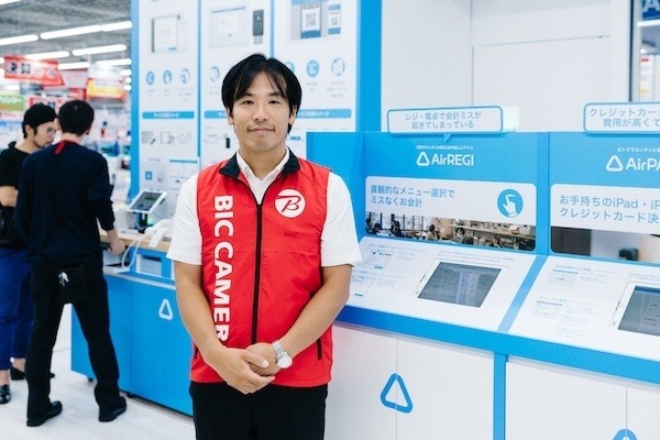 リクルートライフスタイル ビックカメラ名古屋駅西店に Airレジ サービスカウンターをオープン レポート Macお宝鑑定団 Blog 羅針盤