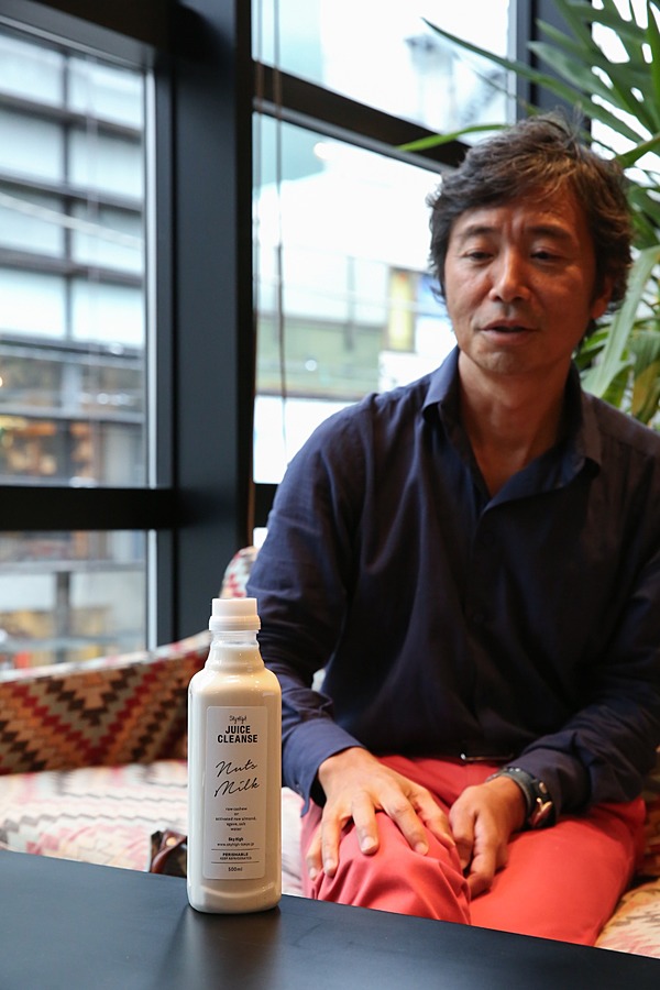 楠本修二郎 腸内環境をリセットするジュースクレンズを愛飲