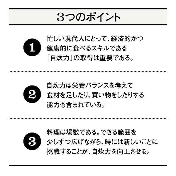 実践 自炊力は 生きるための 総合スキル だ