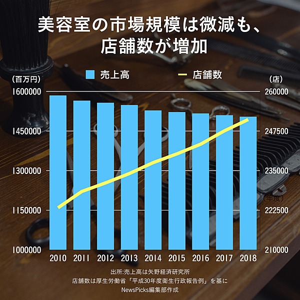 深刻 国内は頭打ち 理美容室やエステ が生き残る道